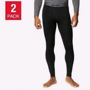 32° Heat Base Layer Pant 2 Pack Mens Small Unisex Black
